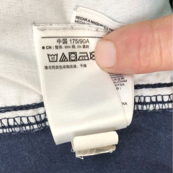 GAP Mens Essential Jogger Pants Large Casual Tapestry Navy Drawstring Pull On - Picture 11 of 16